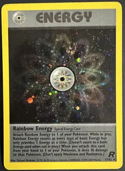 Pokemon Card - Rainbow Energy Team Rocket Holo Rare 17/82 - Image 1