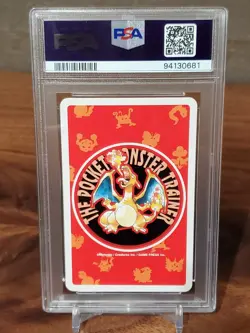 1996 Pokemon Magikarp Red Back Poker Playing Card 2 of Hearts- PSA 10 - Image 2