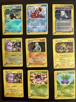 Vintage Pokemon album Holo river Holo and common 360 cards - Image 1