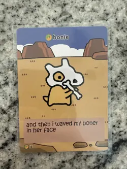 Pokiebubies 1st Edition Bonnie Cubone #68 Derpy Fan Art Card - Image 1