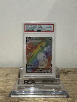 Pokemon TCG Charizard VMAX Champions Path Secret Rare Card 074/073 PSA 10 Gem - Image 1