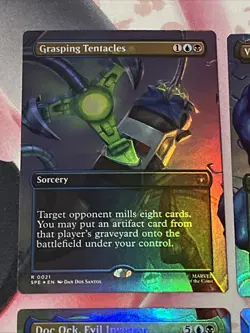 Spider Man Magic The Gathering Foil Borderless Full Set Of Cards All Near Mint - Image 2