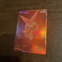 Pokemon TCG Red Victini Card 172/086 White Flare English Edition - Image 3