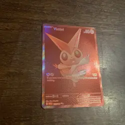 Pokemon TCG Red Victini Card 172/086 White Flare English Edition - Image 4