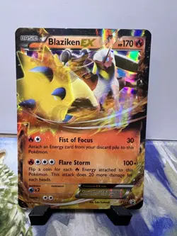 Pokemon TCG Blaziken EX XY54 Black Star Promo Ultra Rare Holo Card (NM) - Image 1