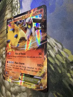 Pokemon TCG Blaziken EX XY54 Black Star Promo Ultra Rare Holo Card (NM) - Image 4