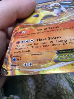 Pokemon TCG Blaziken EX XY54 Black Star Promo Ultra Rare Holo Card (NM) - Image 5