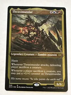 MTG Thraximundar Etched Foil Nm - Image 1