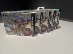 Magic The Gathering Final Fantasy Omega Collector Booster NEW SEALED LOT of 5 - Image 1