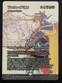 (Regular) Warrior of Light (Showcase) (0017) FINAL FANTASY Mtg NM - Image 1