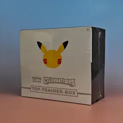 POKEMON TOP TRAINER BOX CELEBRATIONS 25 COLLECTION GERMAN OVP SEALED - Image 1