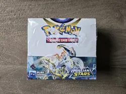 Pokemon Sword & Shield Brilliant Stars Booster Box - Sealed See Pics Box Damage - Image 1