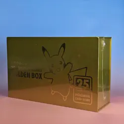 POKEMON 25TH ANNIVERSARY GOLDEN BOX POKEMON CENTER EXCULSIVE JAPANESE OVP SEALED - Image 1