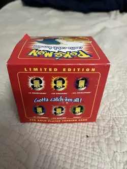 Pokemon Cards 23K Gold Plated CHARIZARD Trading Card 1999 Burger King Ball - - Image 3