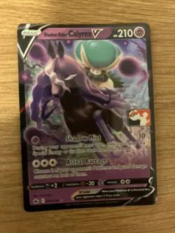 Shadow Rider Calyrex V 074/198 Play! Pokemon Prize Pack Stamped - Image 1