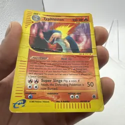 Pokemon TCG- Typhlosion 65/165 Reverse Holo Rare- Pokemon Expedition- HP/DMG - Image 3