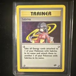 Sabrina Trainer (20/132) Holo Gym Challenge WOTC Pokemon TCG LP++! Free Shipping - Image 1