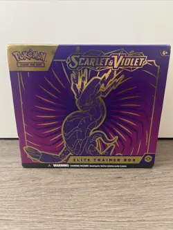 Scarlet and Violet Base ETB BOX & ACCESSORIES ONLY, NO BOOSTER PACKS - Image 1