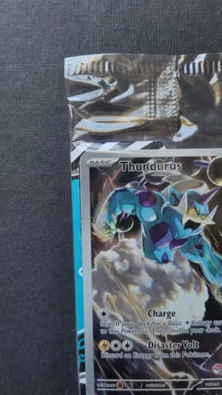 (Pokemon Center Scarlet & Violet Promo #SVP209) Thundurus [Near Mint - Sealed] - Image 3