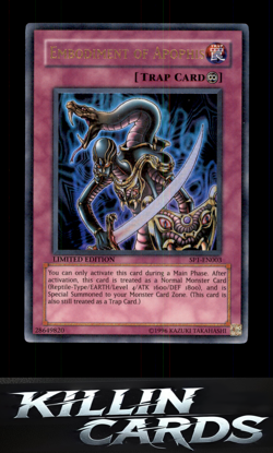 Embodiment of Apophis SP1-EN003 Ultra Rare Sneak Preview Series 1 YuGiOh Card NM - Image 1