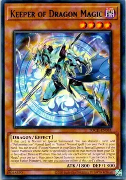 Yu-Gi-Oh! - Keeper Of Dragon Magic - TOCH-EN041 - UNLimited Edition - Rare -NM/M - Image 1