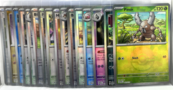 ( Lot Of 16 ) Different Pokemon TCG Prismatic Evolutions Poke Ball Pokemon Cards - Image 1