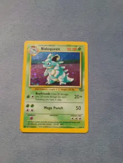 Pokemon Card Nidoqueen 7/64 Jungle Set Holo Rare - Image 1