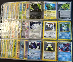 Lot of 90 ALL HOLO Vintage Pokemon Card Binder Collection - Image 1