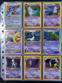 Lot of 90 ALL HOLO Vintage Pokemon Card Binder Collection - Image 4