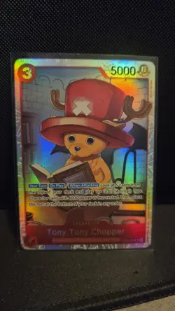 Tony Tony.Chopper OP08-007 One Piece Card Game - Two Legends Holo SR NM ENGLISH - Image 1