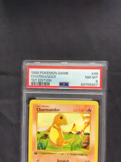 Pokemon Cards: Base Set 1st Edition Common: Charmander 46/102 PSA 8 - Image 3