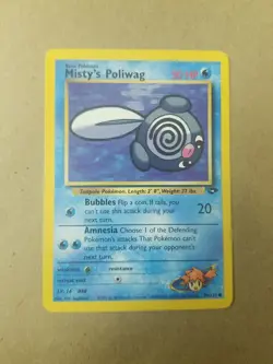 Misty's Poliwag 89/132 - Gym Challenge - VINTAGE WOTC Pokemon Card - NM - Image 1