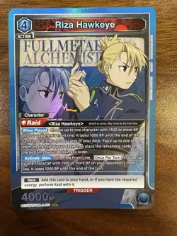 Riza Hawkeye #051 Fullmetal Alchemist Collectible Card UE09BT NM Condition - Image 1