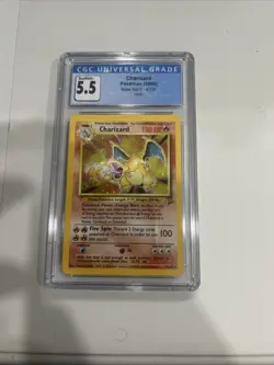 Pokemon TCG Charizard Base Set 2 Holo Unlimited Rare Card 4/130 - Image 1