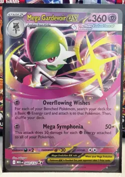 Pokemon Mega Evolution TCG Double Rare Foil Card - Mega Gardevoir EX (060/132) - Image 1
