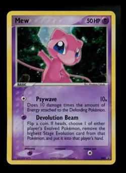 Mew 040 Black Star Promo 2006 Holo Rare Pokemon Card TCG - Image 1