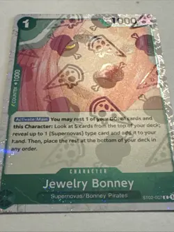 ONE PIECE 28 CARD LOT SPARKLE PARALLELS LUFFY KATAKURI NICO ROBIN JEWELRY BONNEY - Image 5
