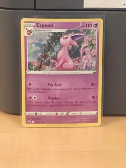 Espeon SWSH174 - Black Star Promo - Cosmos Holo Pokemon Card - Image 1