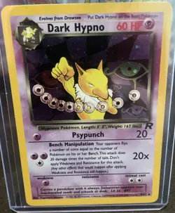 Dark Hypno HOLO 09/82 Team Rocket Unlimited Regular Pokemon Card LP/NM! - Image 1