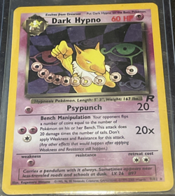 Dark Hypno HOLO 09/82 Team Rocket Unlimited Regular Pokemon Card LP/NM! - Image 2