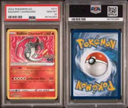Pokemon TCG Radiant Charizard Holo Card PSA Gem MT 10 Pokemon Go 011/078 - Image 3