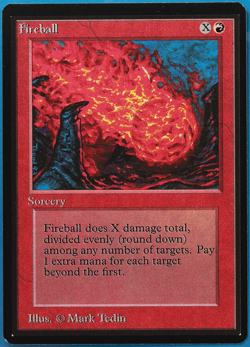 Fireball Beta NM Red Common MAGIC THE GATHERING MTG CARD (ID# 498957) ABUGames - Image 1