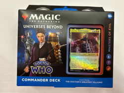 Magic The Gathering Doctor Who Commander Deck Masters of Evil New Sealed English - Image 1