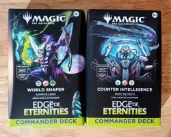 Magic the Gathering Commander Decks Edge of Eternities MTG Set of 2 New Sealed - Image 1