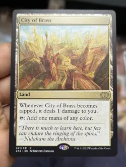 City of Brass • Pack Fresh • Double Masters • Mtg (1861) - Image 1