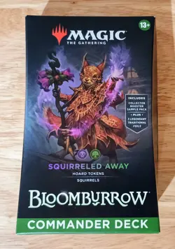 Bloomburrow Commander Deck Squirreled Away Magic The Gathering MTG New Sealed - Image 1