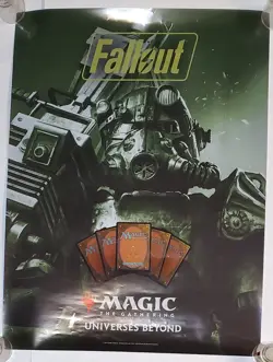 MTG - Limited Edition Fallout Promotional Poster - Universes Beyond: Fallout Set - Image 1