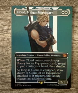 Cloud, Midgar Mercenary (Borderless) Final Fantasy Foil - Image 1