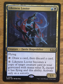 MTG Wilds of Eldraine, Likeness Looter - Image 1