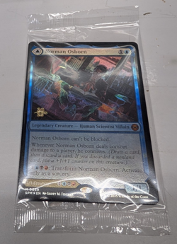 Sealed PRELEASE STAMPED Norman Osborn- 0039 - SPM - NM - MTG Magic the Gathering - Image 1